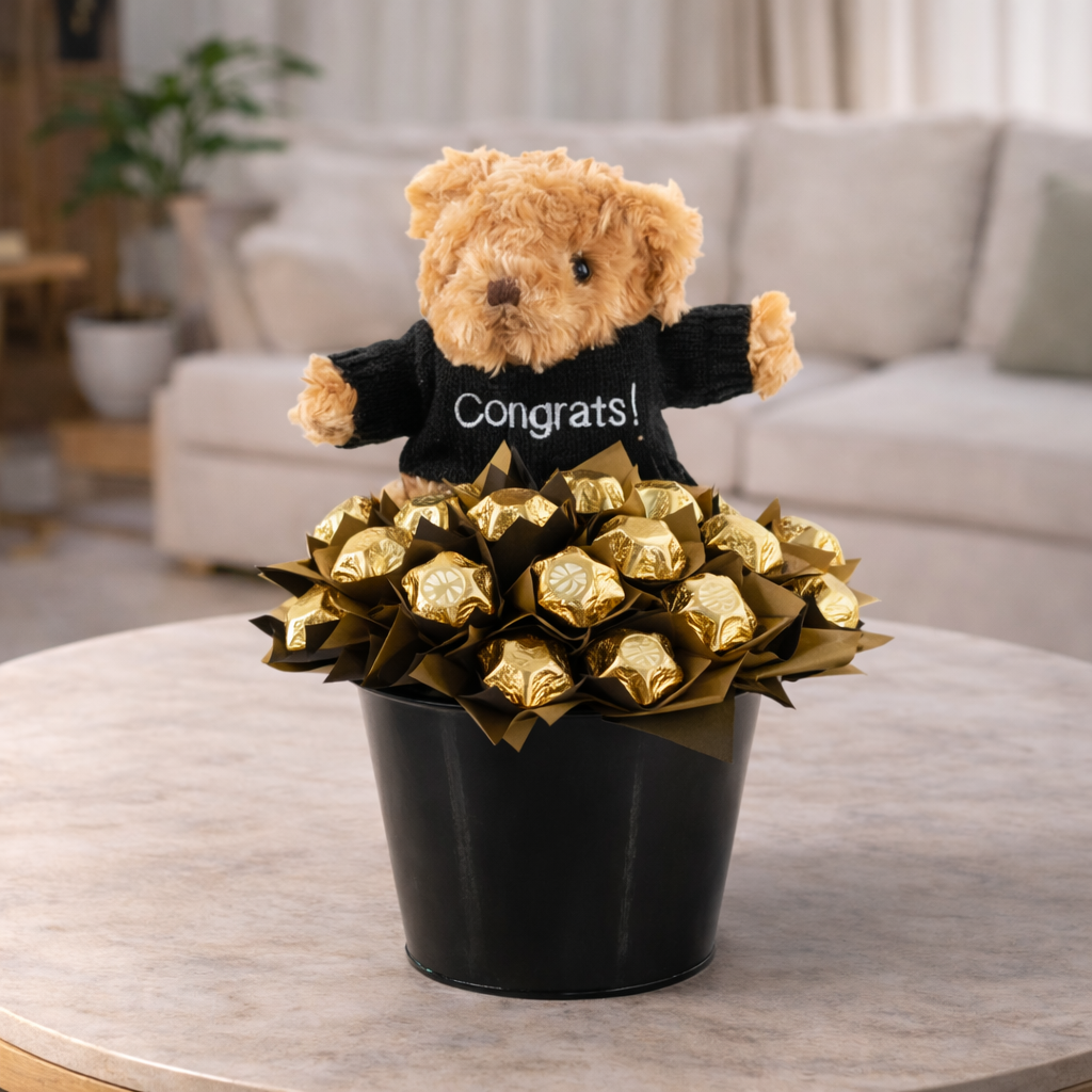 Congratulations Teddy Bouquet