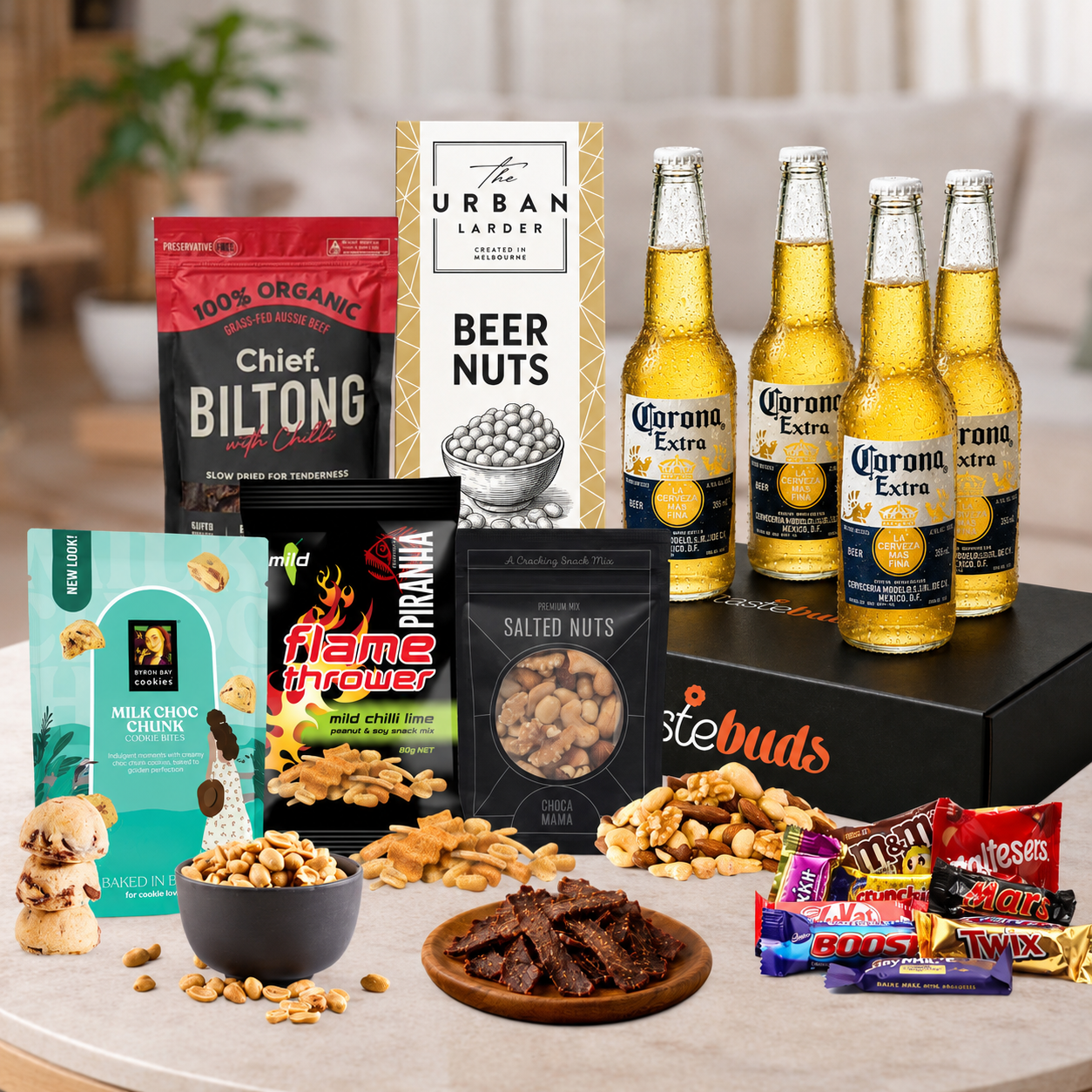 Corona Beer & Snacks Gift Hamper
