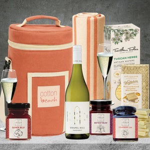 Festive Picnic by the Pink Beach Hamper - Tastebuds
