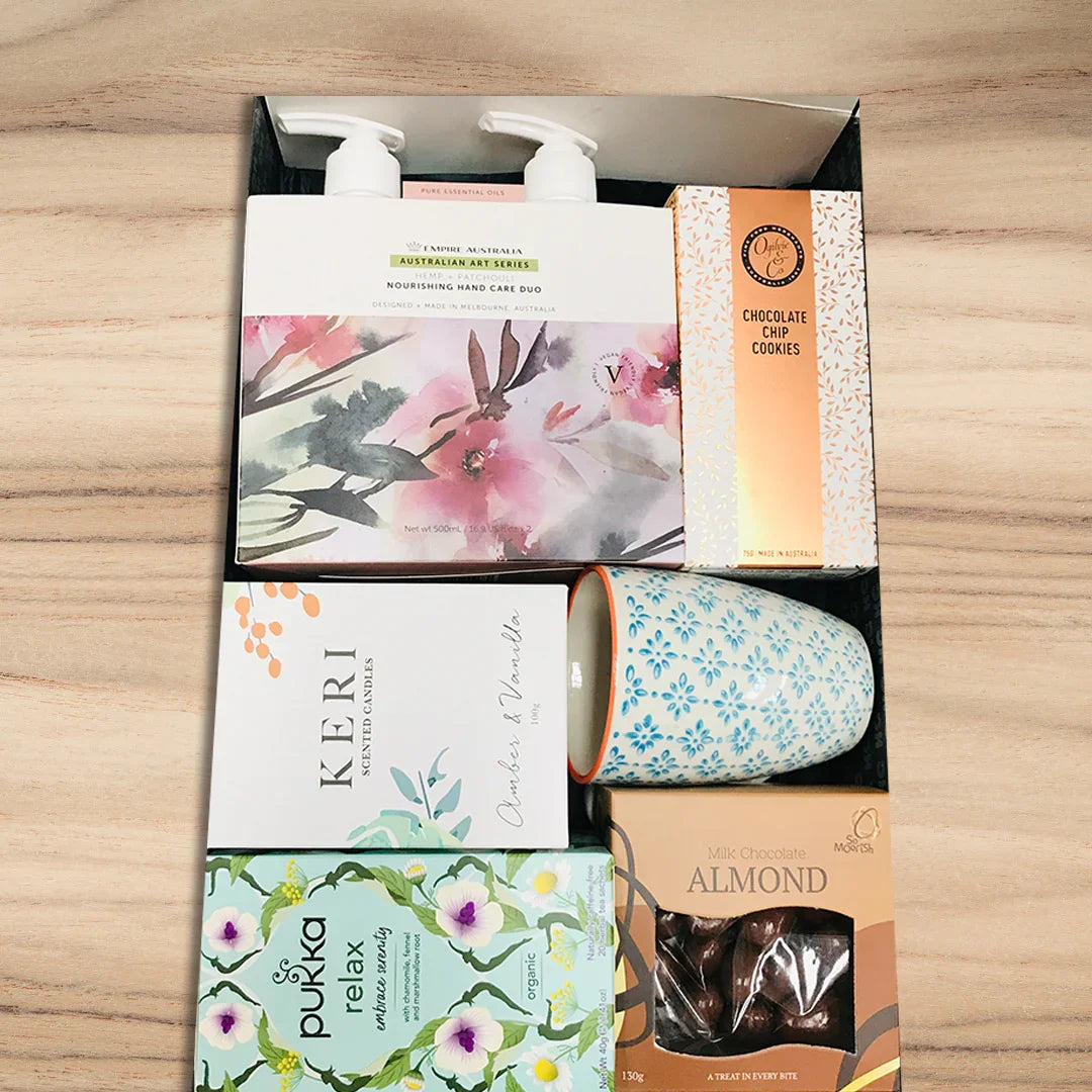 Cozy Tea Time Selfcare Hamper - Tastebuds