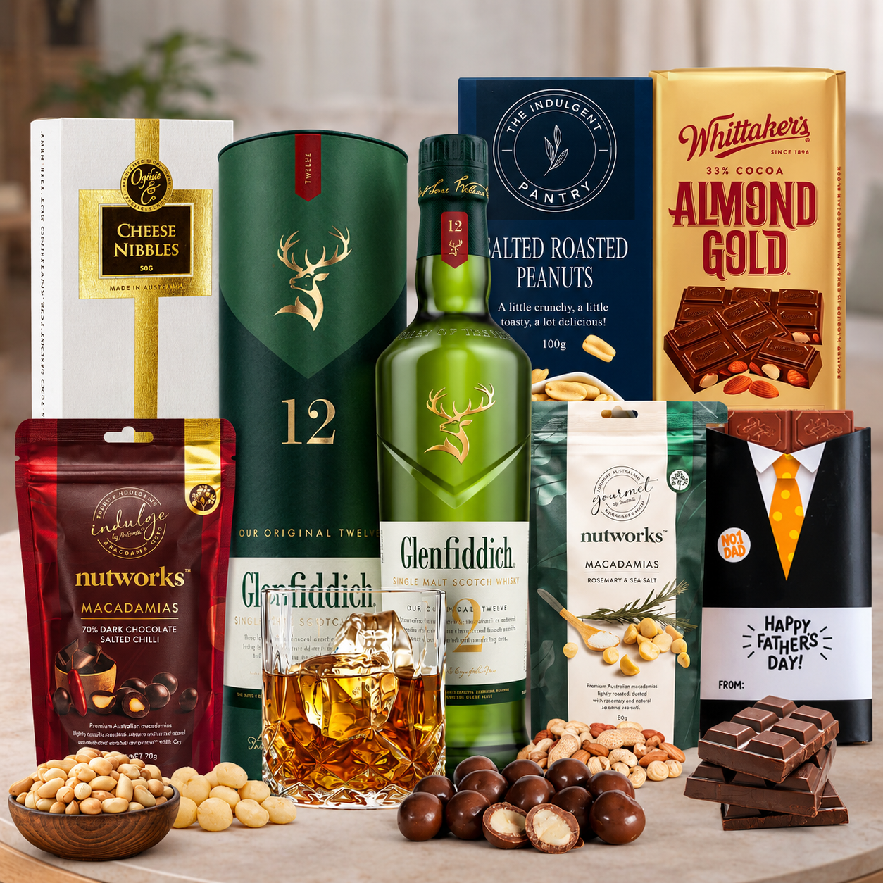 Dad's Glenfiddich Single Malt Gift Hamper