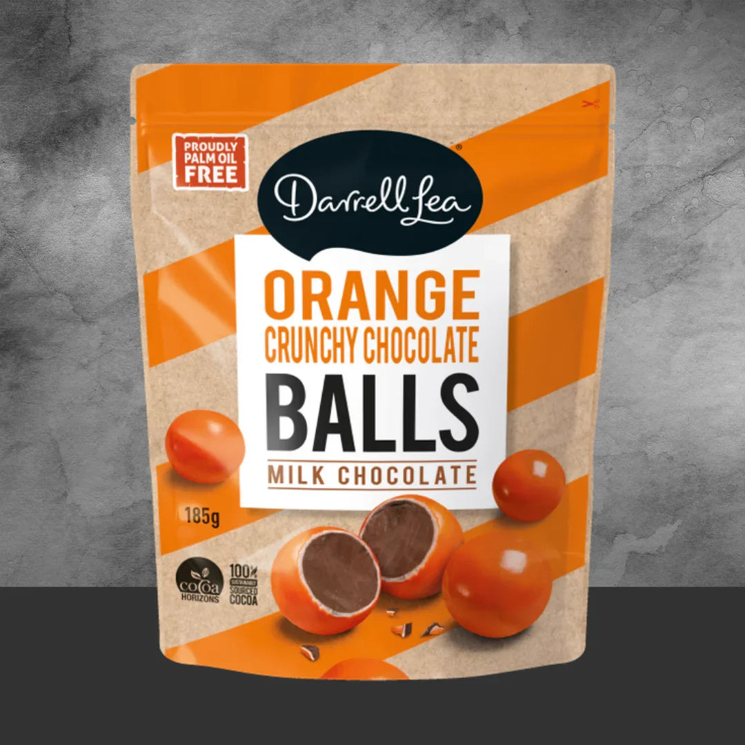 Darrell Lea Milk Chocolate Orange Balls 160g - Tastebuds
