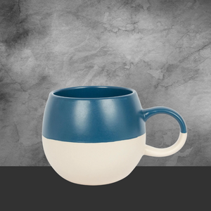 Dipped Sphere Stoneware Mug - Navy 340ml - Tastebuds