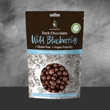 Dr Superfoods Organic Chocolate Coated Wild Blueberrie