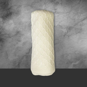 Emotion & Kids Cream Lace Knit Bassinet Blanket - Tastebuds