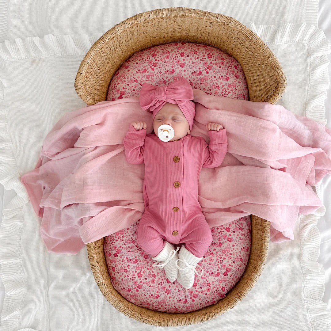 Emotion &amp; Kids Pink Muslin Wrap