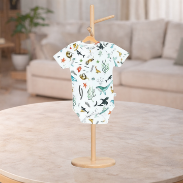 Emotion & Kids Under the Sea Organic Cotton Short Sleeve Bodysuit