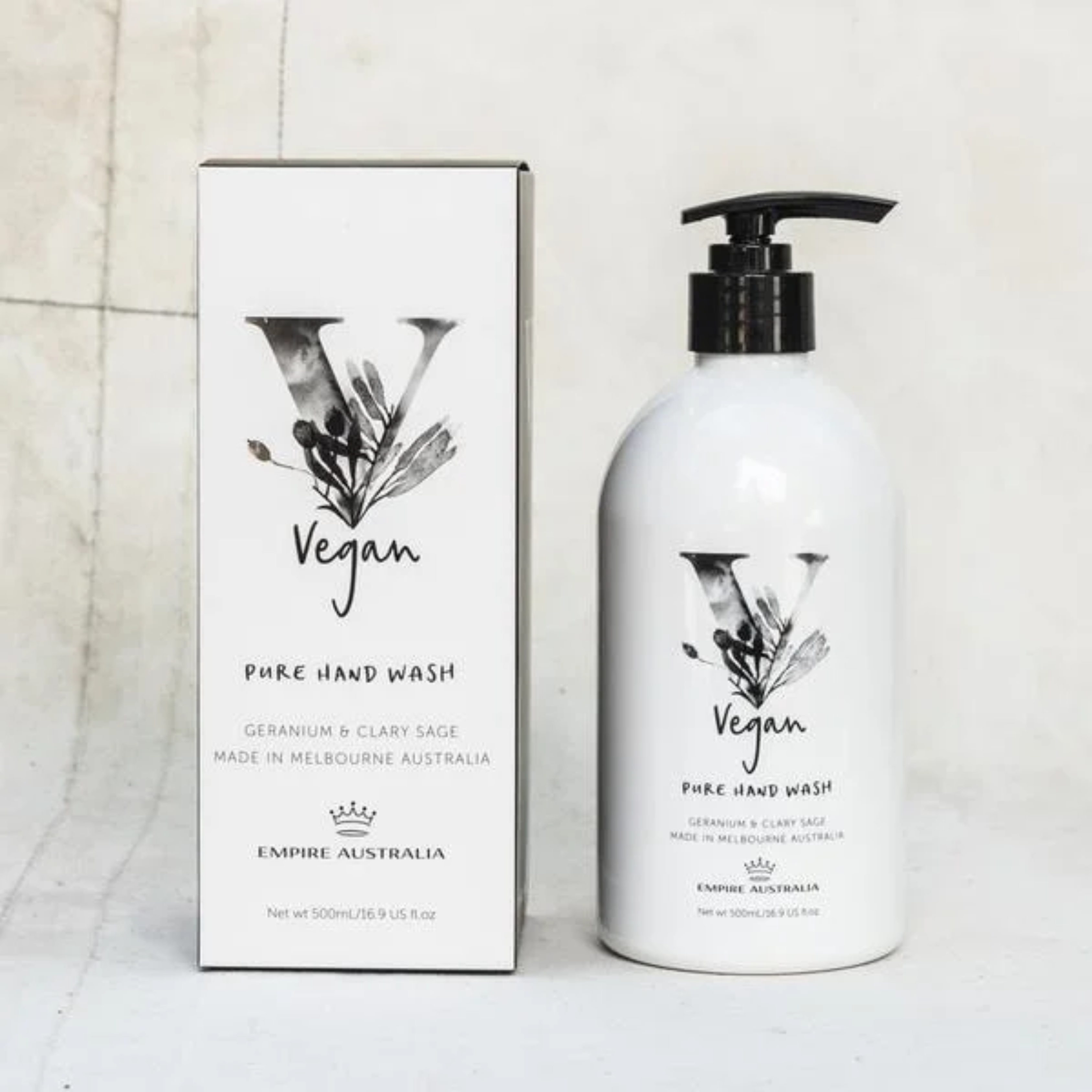 Empire Australia Vegan Geranium &amp; Clary Hand Wash