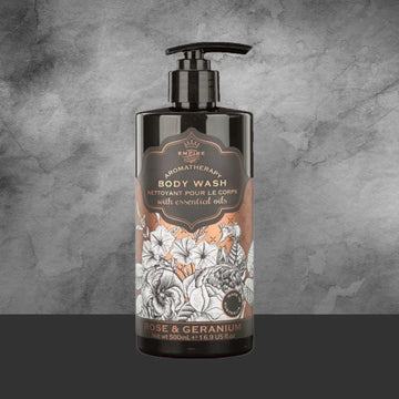 Empire Australia Aromatherapy Botanicals Rose & Geranium Body Wash 500ml - Tastebuds