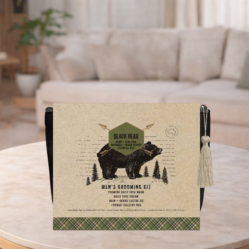 Empire Australia Black Bear Hemp And Aloe Grooming Gift Set