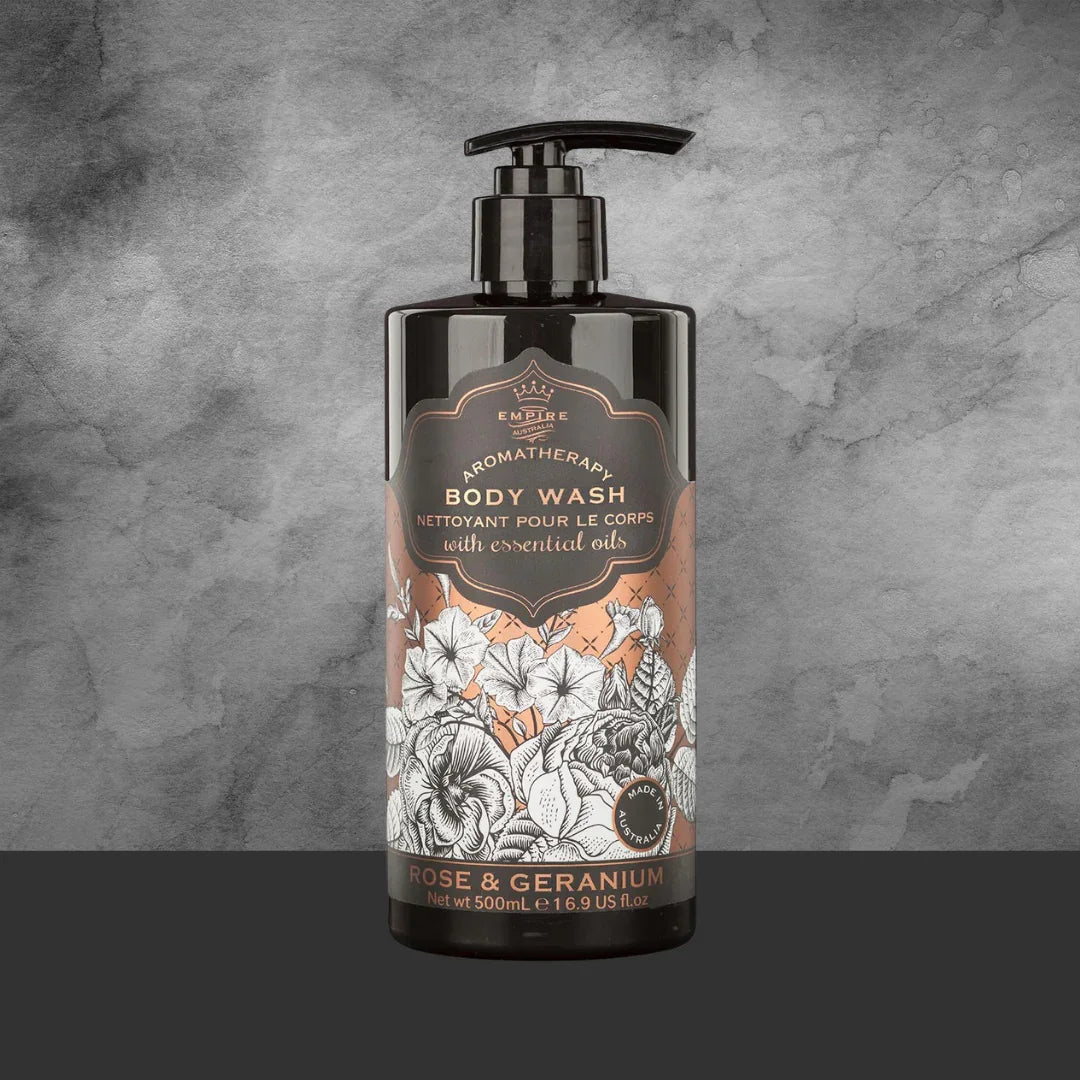 Empire Australia Botanicals Rose & Geranium Body Wash 500ml - Tastebuds