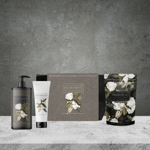Empire Australia Classic White Floral Bath And Body Pamper Set - Tastebuds