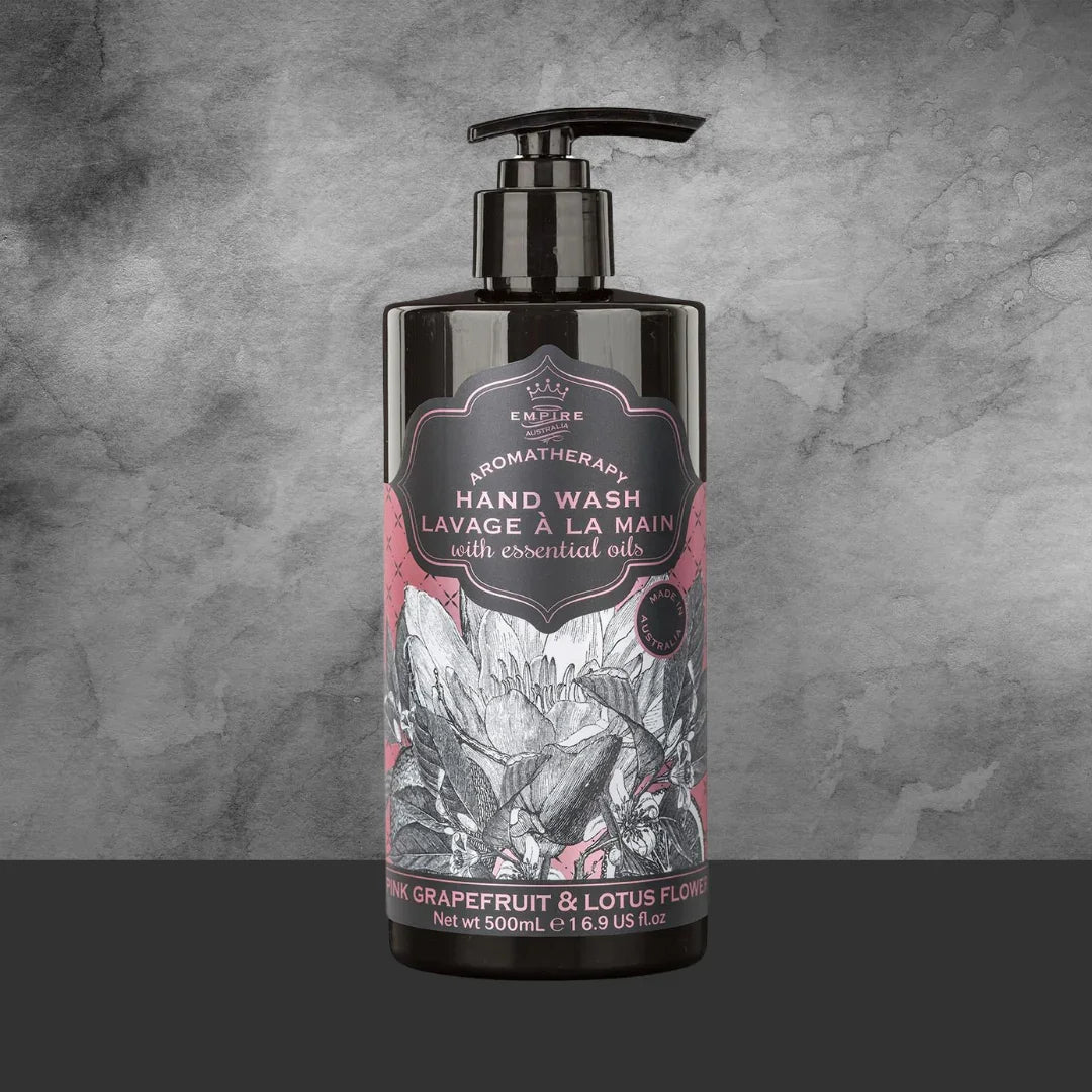 Empire Australia Pink Aromatherapy Grapefruit & Lotus Flower Hand Wash 500ml - Tastebuds