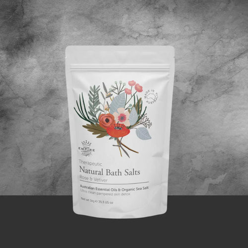 Empire Australia Theraputic Rose & Vetiver Bathe Salt