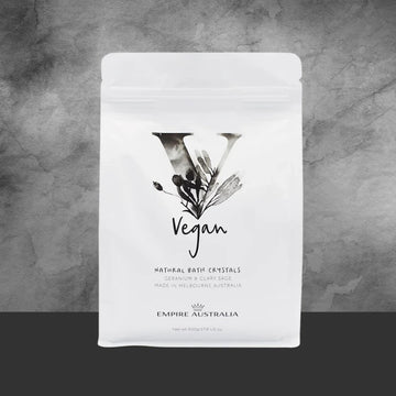 Empire Australia Vegan Geranium & Clary Bath Crystals 500g - Tastebuds