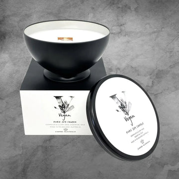 Empire Australia Vegan Geranium & Clary Sage Soy Candle - Tastebuds