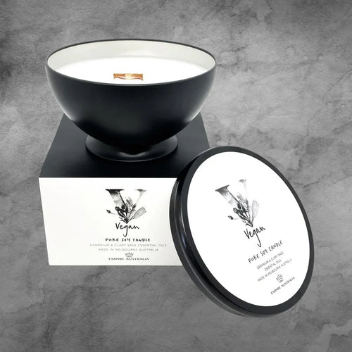 Empire Australia Vegan Geranium & Clary Sage Soy Candle