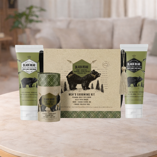 Empire Australia Black Bear Hemp & Aloe Body Care Gift Set