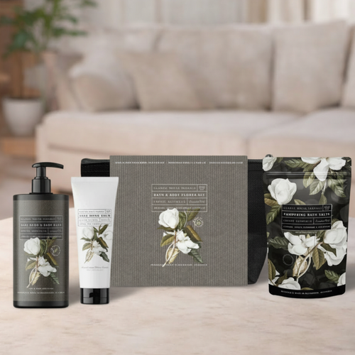 Empire Australia Classic White Floral Bath And Body Pamper Set