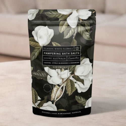 Empire Australia Classic White Florals Bath Salts 125g