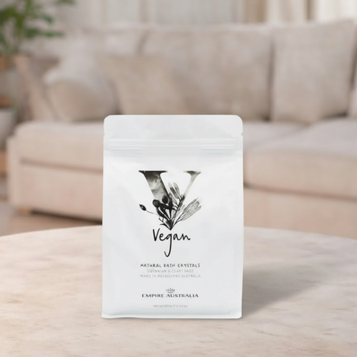 Empire Australia Vegan Geranium & Clary Bath Crystals 500g