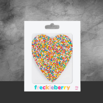 Freckleberry Vegan Friendly Dark Freckle Heart 40g - Tastebuds