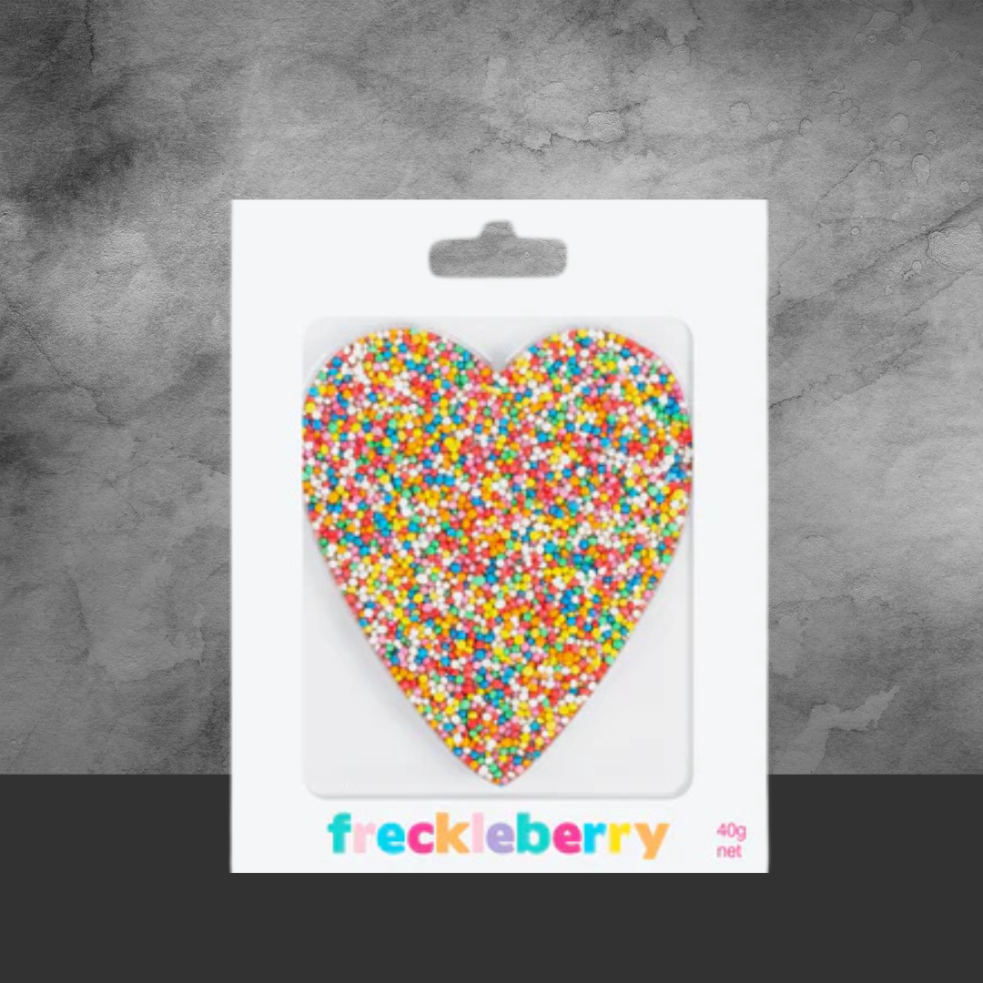Freckleberry Vegan Friendly Dark Freckle Heart 40g - Tastebuds