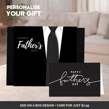 Father's Day Tie Sleeve + Father's Card Bundle