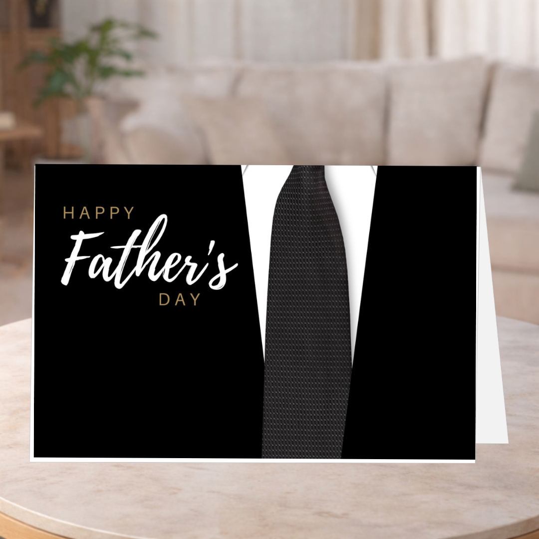 Father's day Tie greeting card