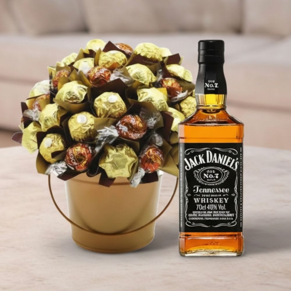 Ferrero & Jack Daniels Delight Chocolate Bouquet