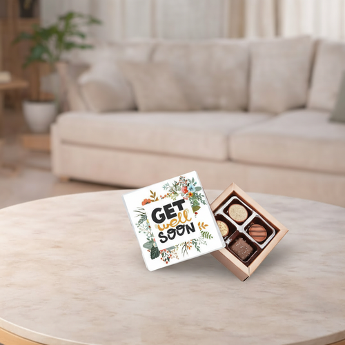 Floral Get Well Pure Indulgence Choc Box 40g