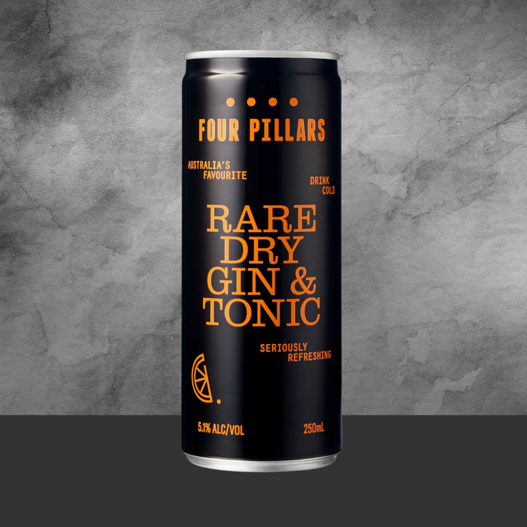 Four Pillars Rare Dry Gin & Tonic 250ml - Tastebuds