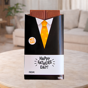 Freckleberry Father’s Day - Assorted Chocolate Blocks - Suit Sleeves
