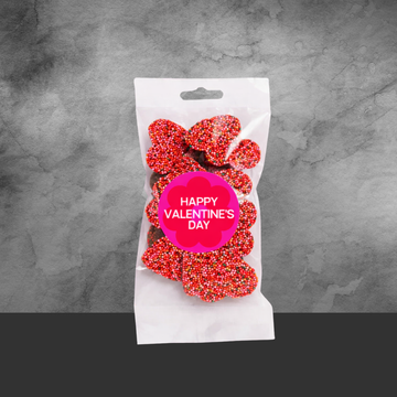 Freckleberry Milk Chocolate Freckles Red Hearts 130g