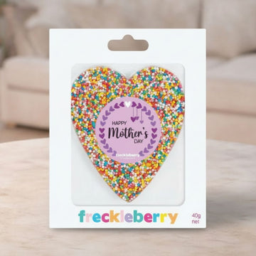 Freckleberry Mother's Day Chocolate Freckle Heart 40g