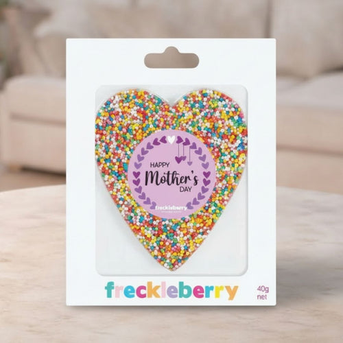 Freckleberry Mother's Day Chocolate Freckle Heart 40g