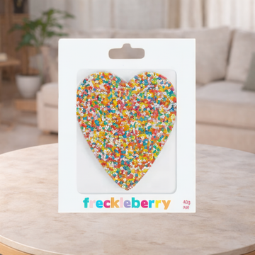 Freckleberry Vegan Friendly Dark Freckle Heart 40g