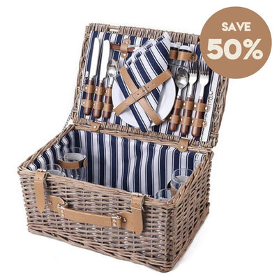 Classic 5 Piece Picnic Basket