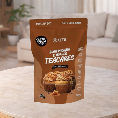 Get Ya Yum On Butterscotch & Coffee Teacake 300g