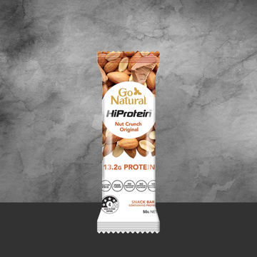 Go Natural Hiprotein Bars Nut Crunch Original 50g