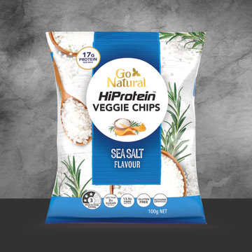 Go Natural Hiprotein Probiotic Chips Sea Salt 100g