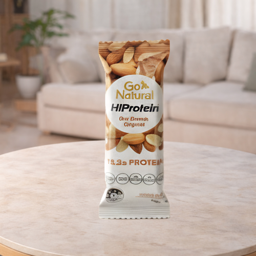 Go Natural Hiprotein Bars Nut Crunch Original 50g