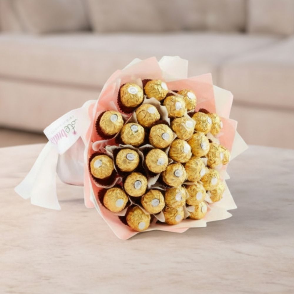 Gold Indulgence Chocolate Bouquet