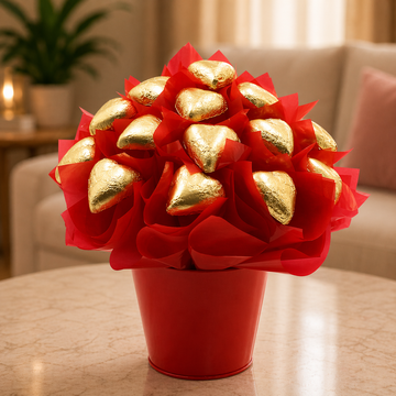 Gold Lovers Surprise Chocolate Bouquet