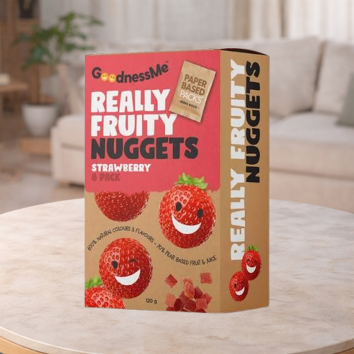 Goodness Me Strawberry Fruit Nuggets120g