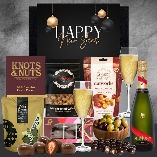 Gourmet Moet New Year Gift Hamper - Tastebuds