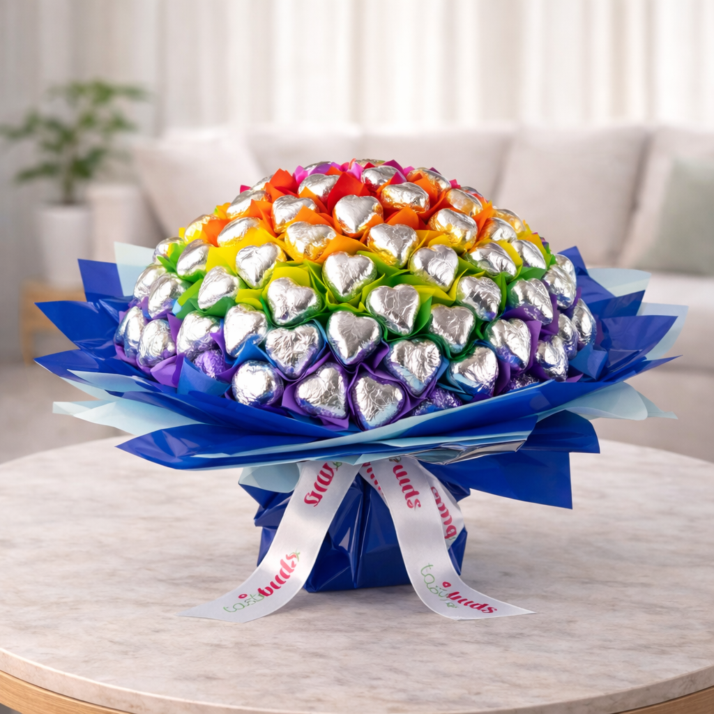 Grand Rainbow Chocolate Bouquet