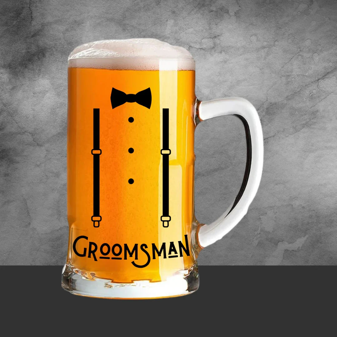 Groomsman Beer Stein - Tastebuds