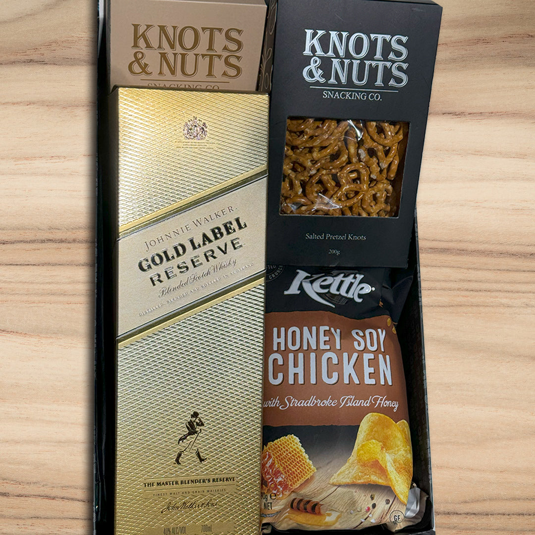 Johnnie Gold Celebration Hamper - Tastebuds