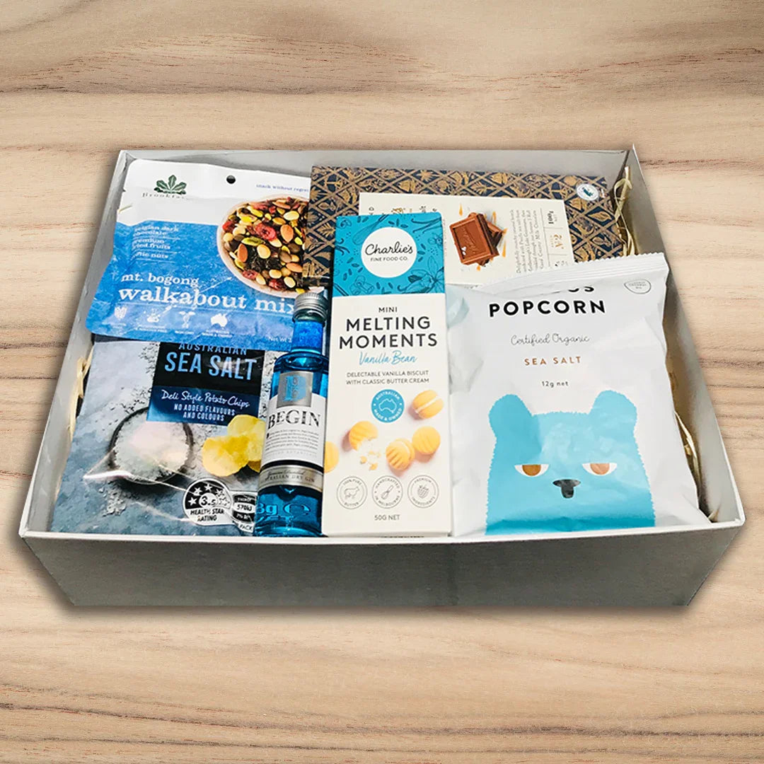 Christmas Blue Gin Treat Hamper - Tastebuds